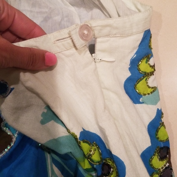 Peacock Bebe Full Skirt with Embellishment - Picture 6 of 8